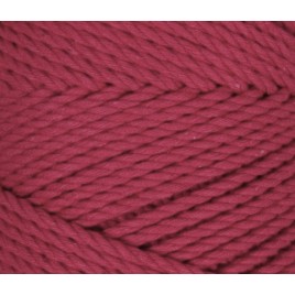 Virvė medvilninė sukta bordo apvali 4mm